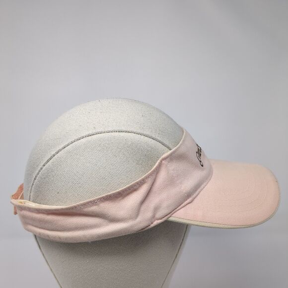Grant's Farm Strapback Sun Visor Hat Pink One Size Adjustable Embroidered JHats - Picture 4 of 7